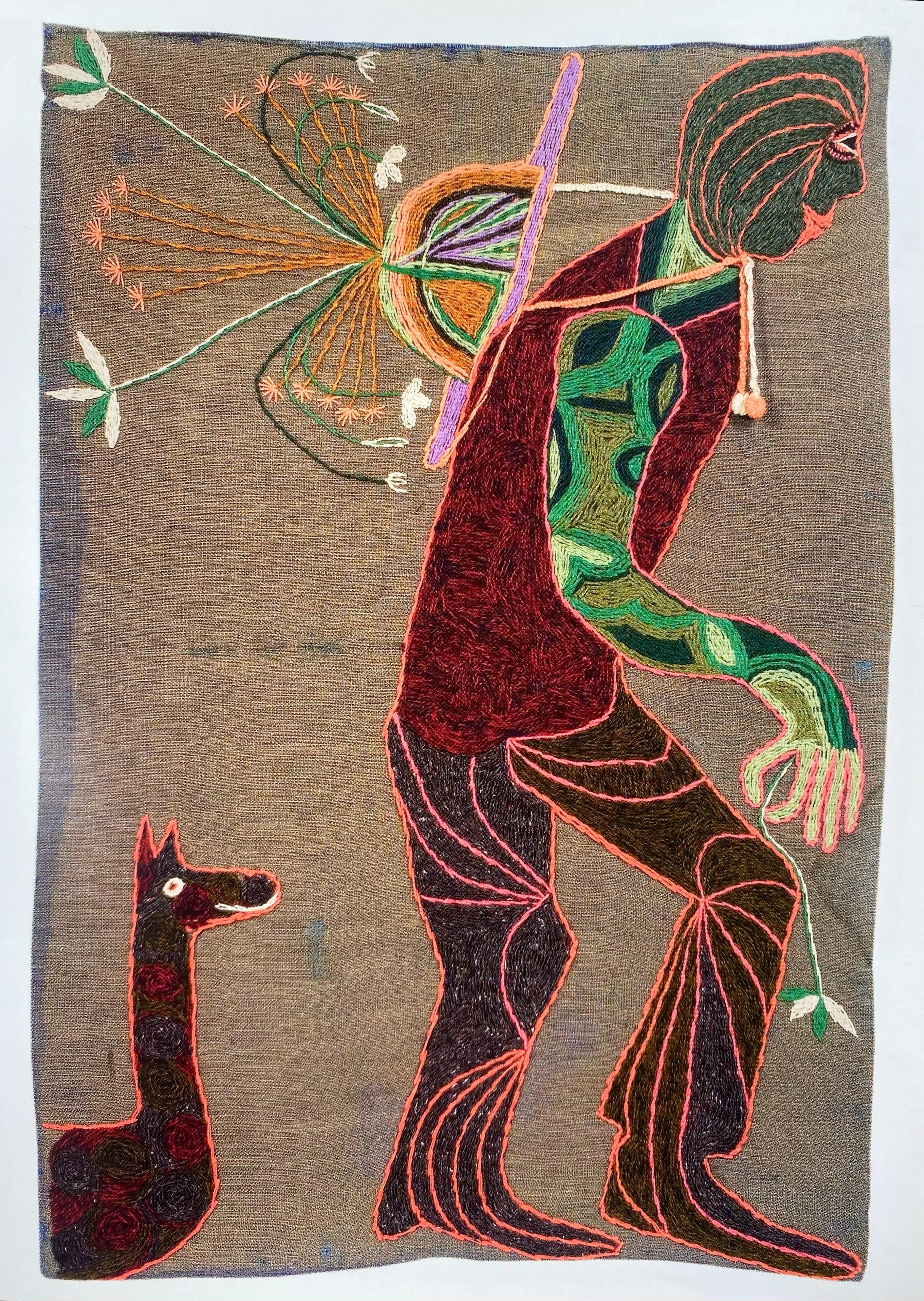 Arpillera: El hombre